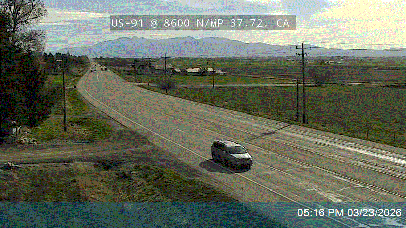 US-91 @ 8600 N / MP 37.72, CA live webcam