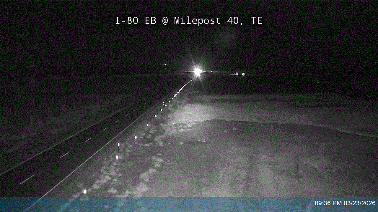 I-80 EB @ Milepost 40, TE live webcam