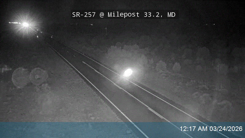 SR-257 @ Milepost 33.27, MD live webcam