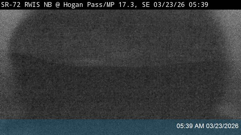 SR-72 RWIS NB @ Hogan Pass / MP 17.32, SE live webcam