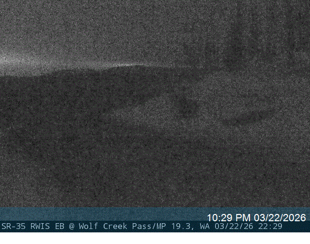 SR-35 RWIS EB @ Wolf Creek Pass / MP 19.33, WA live webcam