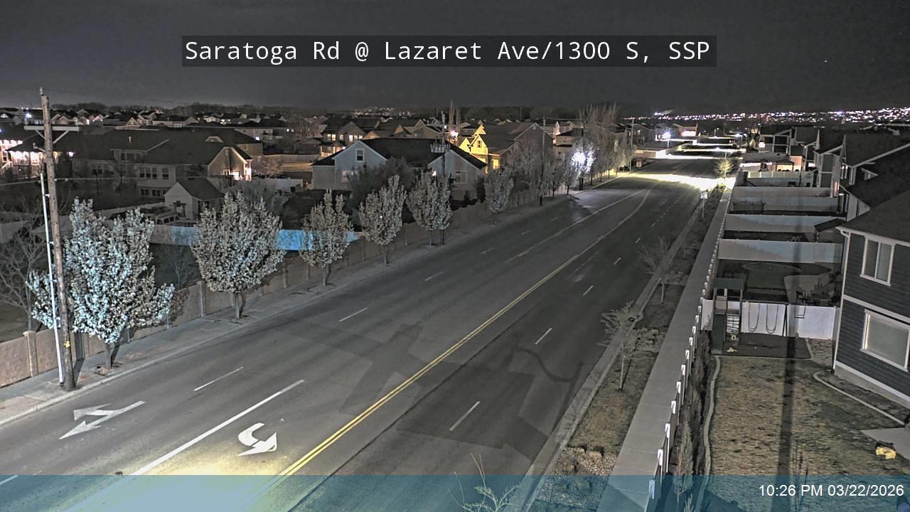 Saratoga Rd @ 1300 S / Lazaret Ave, SSP live webcam