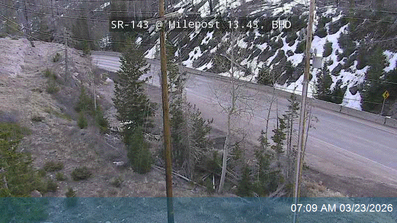 SR-143 @ Milepost 13.43, BHD live webcam