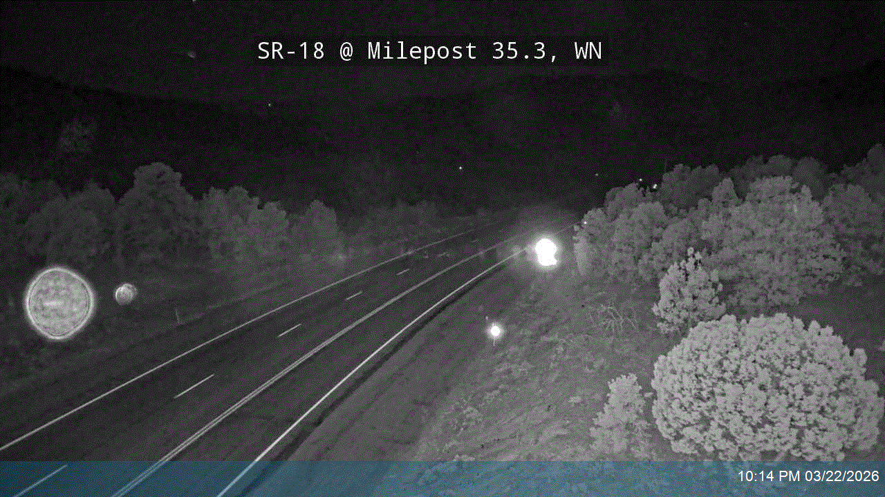 SR-18 @ Milepost 35.3, WN live webcam