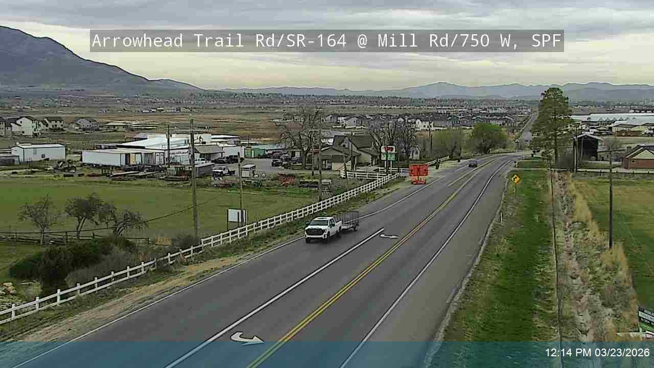 Arrowhead Trail Rd / SR-164 @ Mill Rd / 750 W, SPF live webcam
