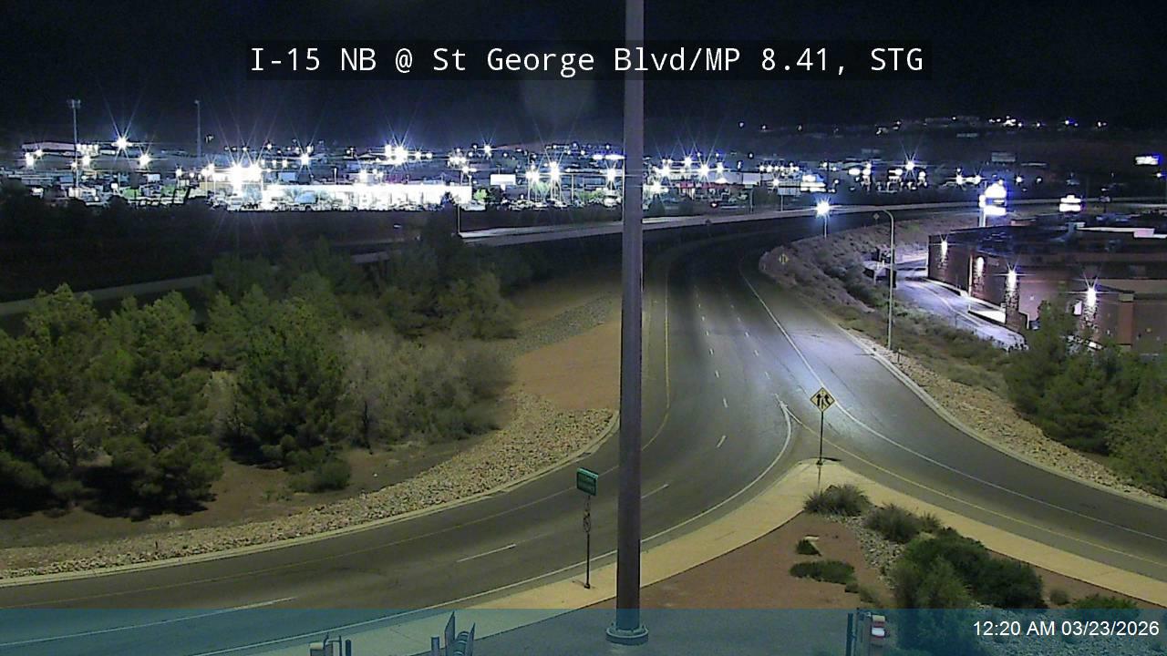 I-15 NB @ St George Blvd / SR-34 / MP 8.41, STG live webcam