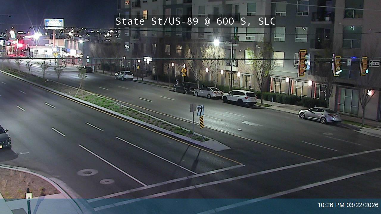 State St / US-89 @ 600 S / Martin Luther King Jr Blvd / SR-269, SLC live webcam