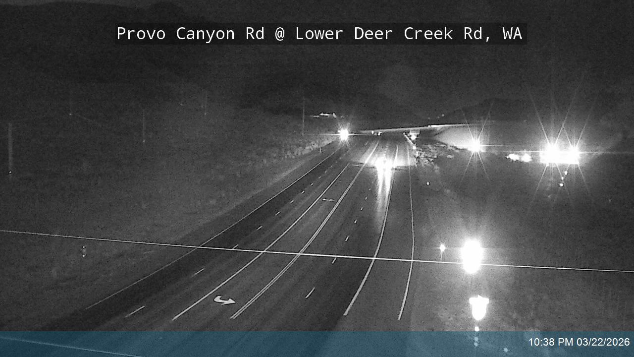 Provo Canyon Rd / US-189 @ Lower Deer Creek Rd / MP 17.14, WA live webcam