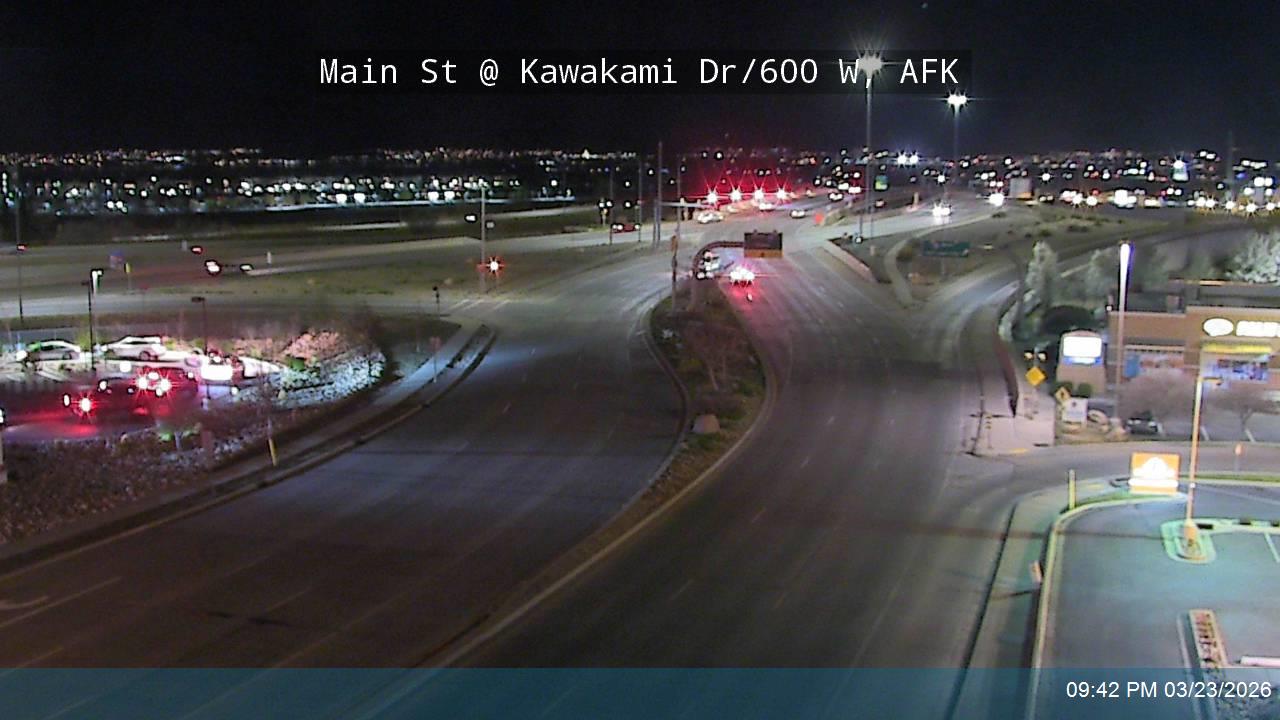 Main St / SR-145 @ Kawakami Dr / 600 W, AFK live webcam