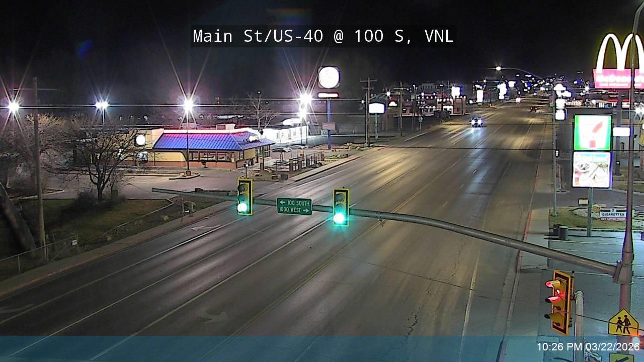 Main St / US-40 @ 100 S / MP 143.4, VNL live webcam