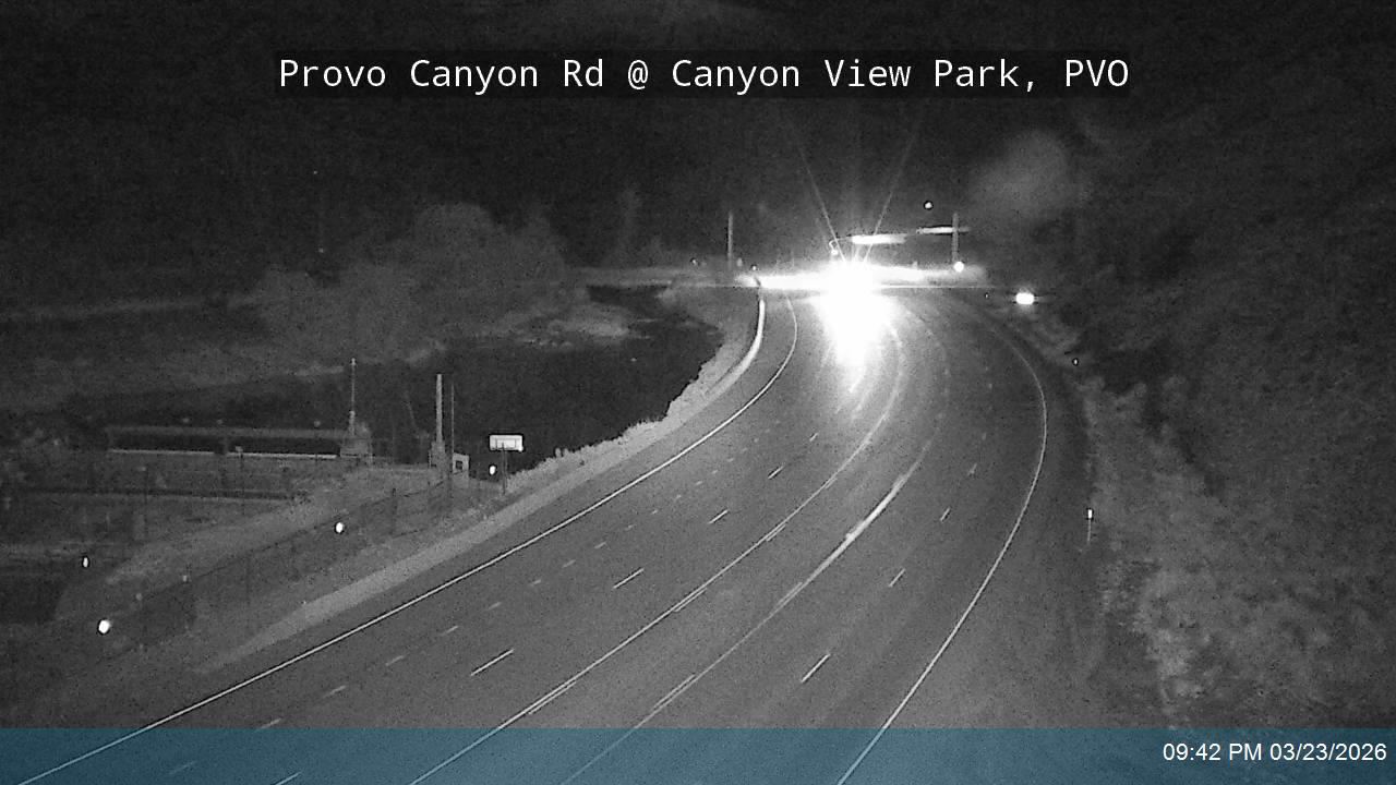 Provo Canyon Rd / US-189 @ Canyon View Park / MP 8.46, PVO live webcam