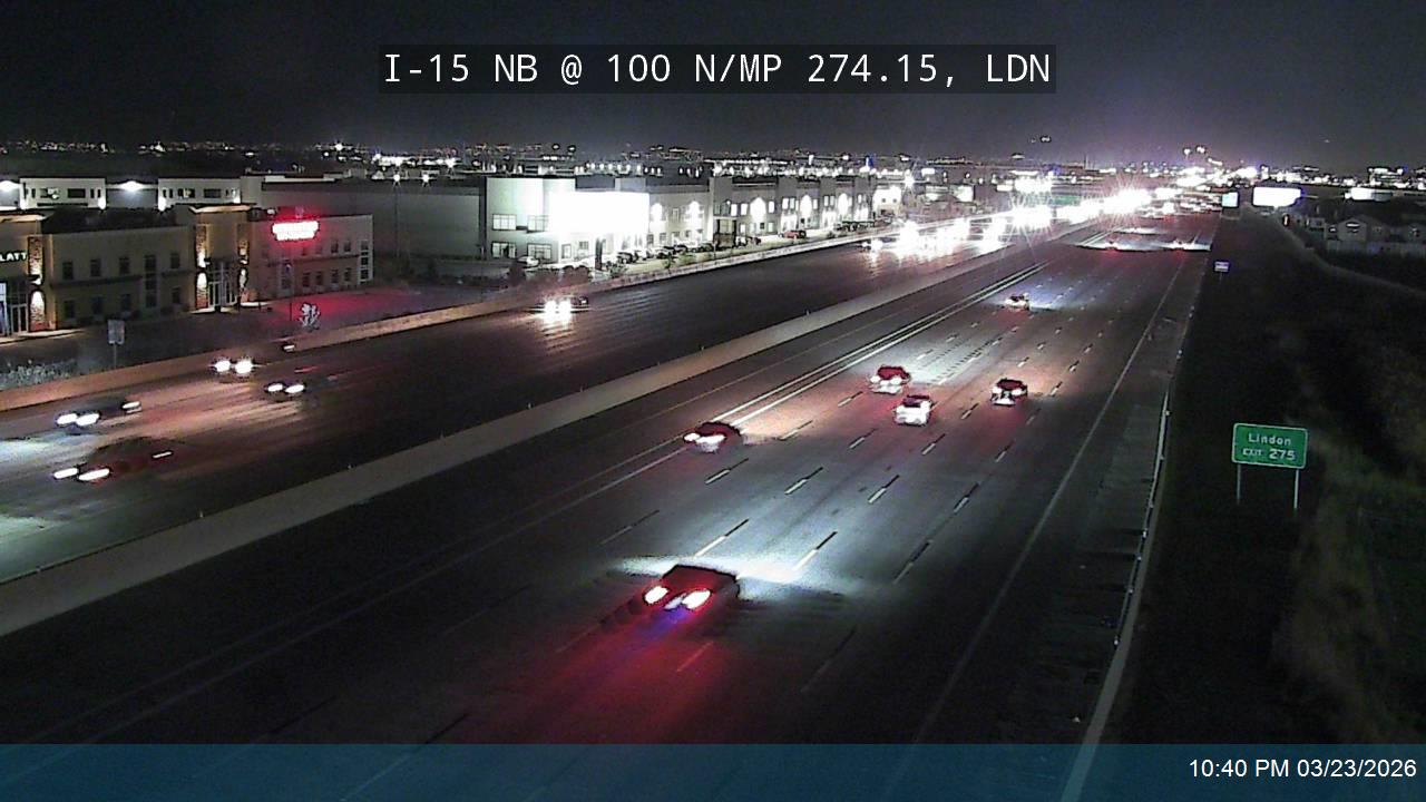 I-15 NB @ 100 N / MP 274.15, LDN live webcam