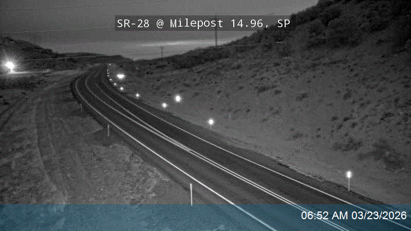 SR-28 @ Milepost 14.96, SP live webcam