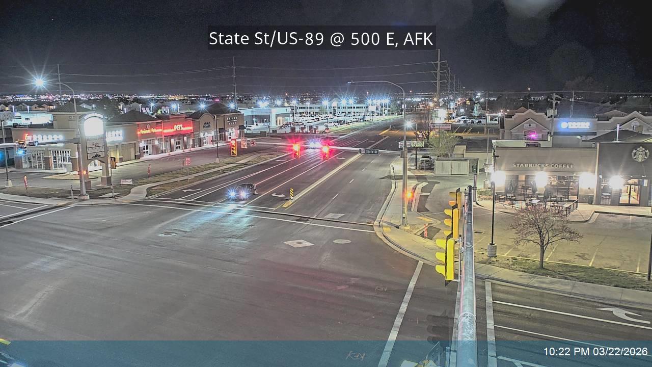 State St / US-89 @ 500 E / SR-180, AFK live webcam