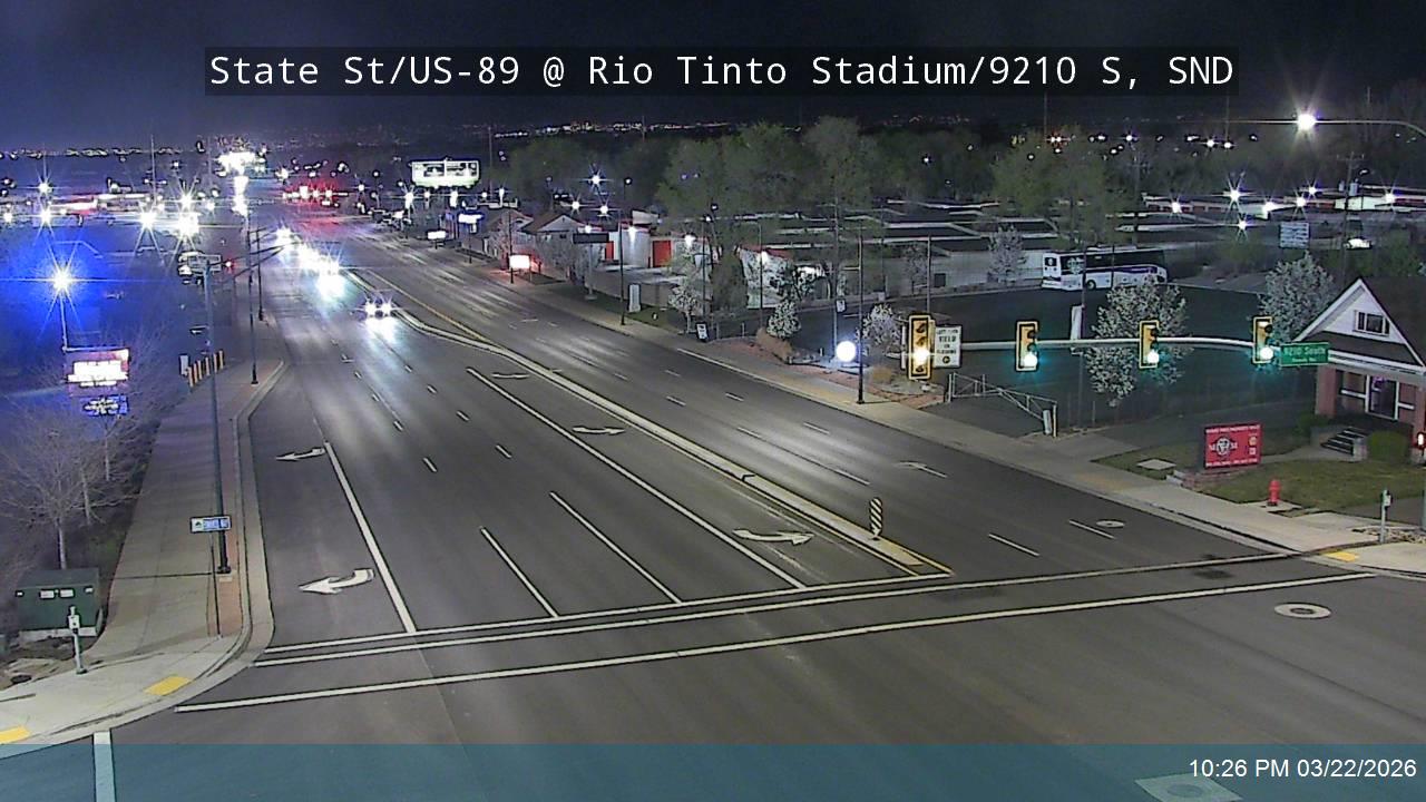 State St / US-89 @ Rio Tinto Stadium / 9210 S, SND live webcam