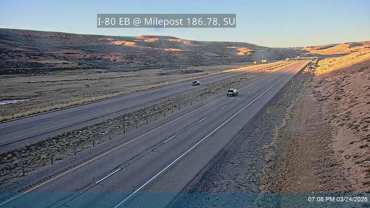 I-80 EB @ Milepost 186.78, SU live webcam