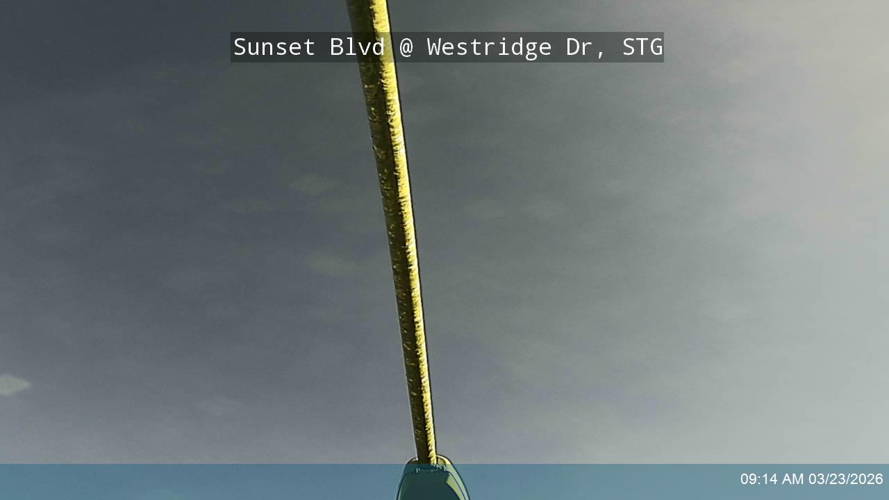 Sunset Blvd / SR-8 @ Westridge Dr, STG live webcam