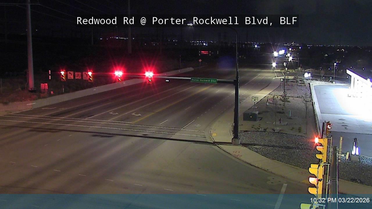 Redwood Rd / SR-68 @ Porter Rockwell Blvd, BLF live webcam