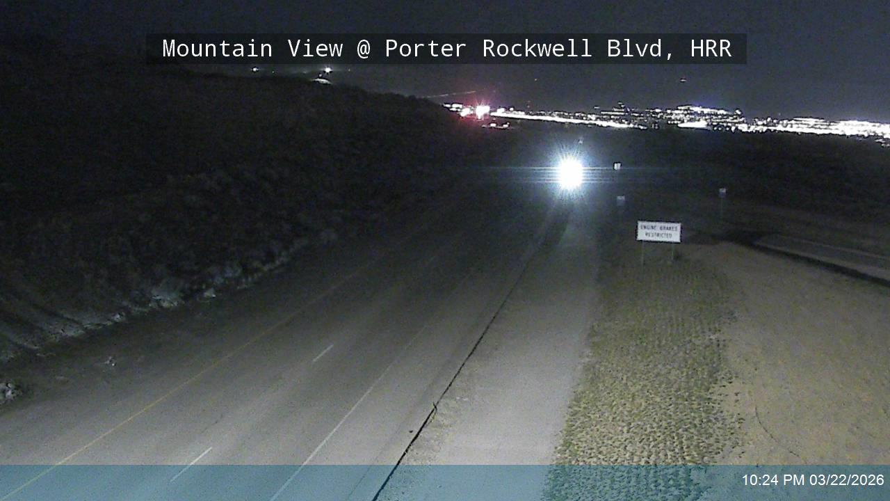 Mountain View / SR-85 NB @ Porter Rockwell Blvd, HRR live webcam