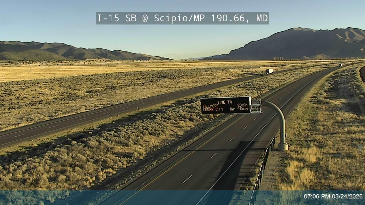 I-15 SB @ Scipio / MP 190.66, MD live webcam