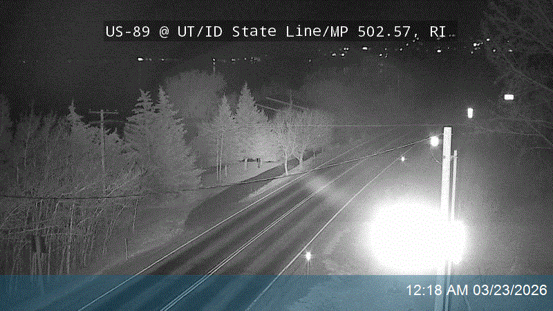 US-89 @ UT/ID State Line / MP 502.57, RI live webcam
