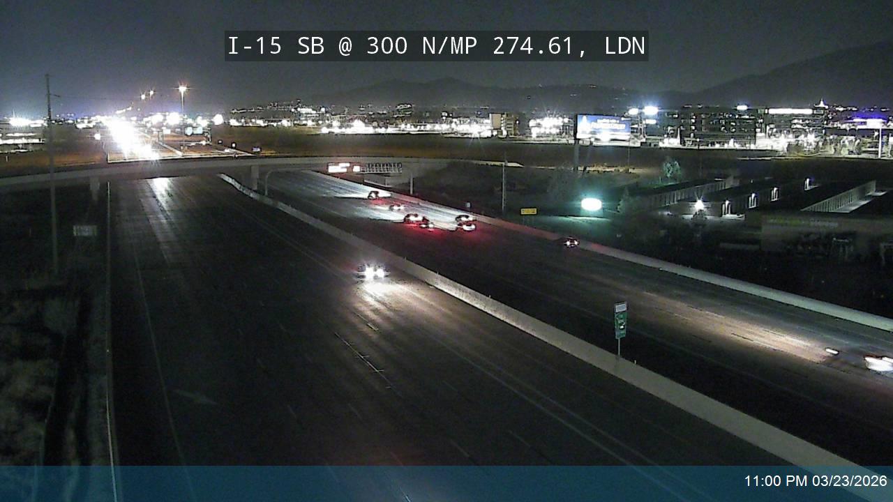 I-15 SB @ 300 N / MP 274.61, LDN live webcam