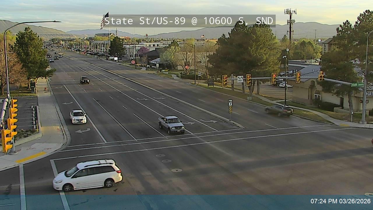 State St / US-89 @ 10600 S, SND live webcam
