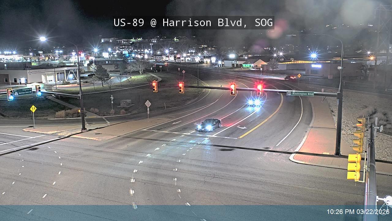 US-89 @ Harrison Blvd / 1550 E / SR-203, SOG live webcam