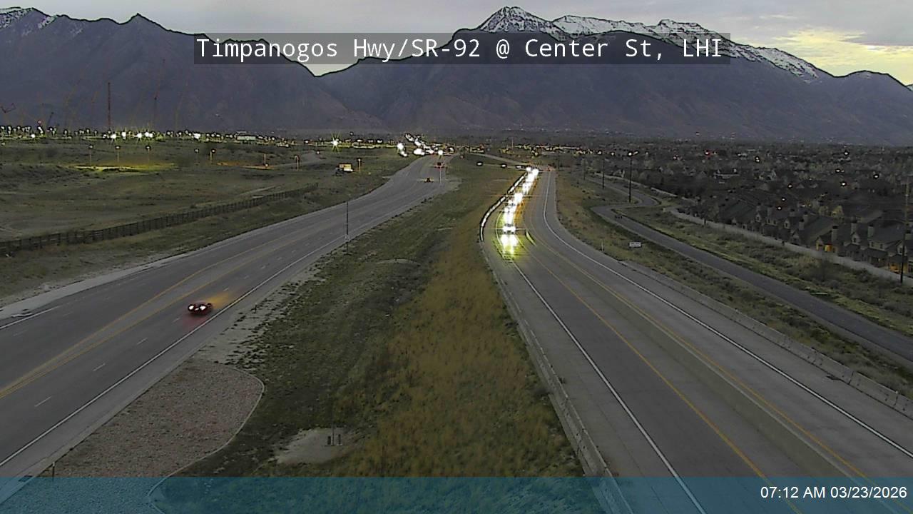 Timpanogos Hwy / 3500 N / SR-92 @ Center St, LHI live webcam