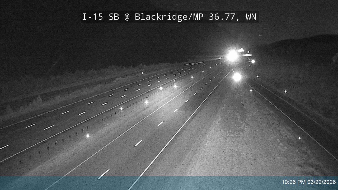 I-15 SB @ Blackridge / Exit 36 / MP 36.77, WN live webcam