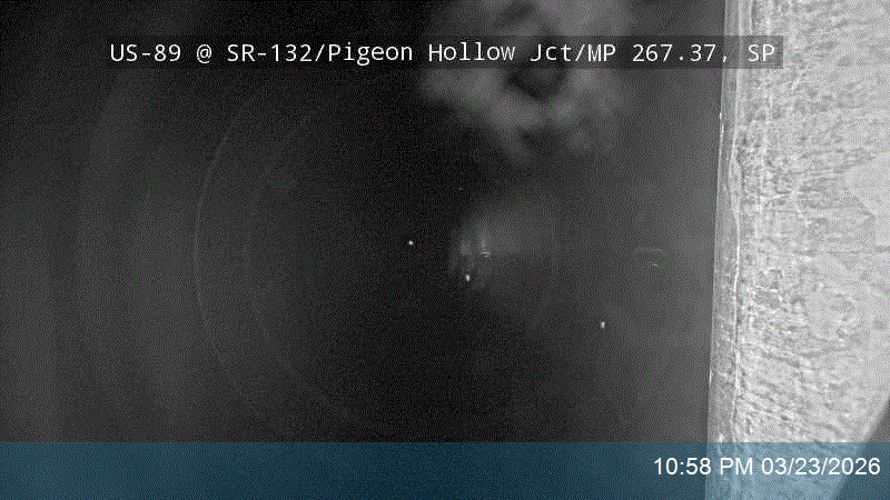 US-89 @ SR-132 / Pigeon Hollow Jct / MP 267.37, SP live webcam