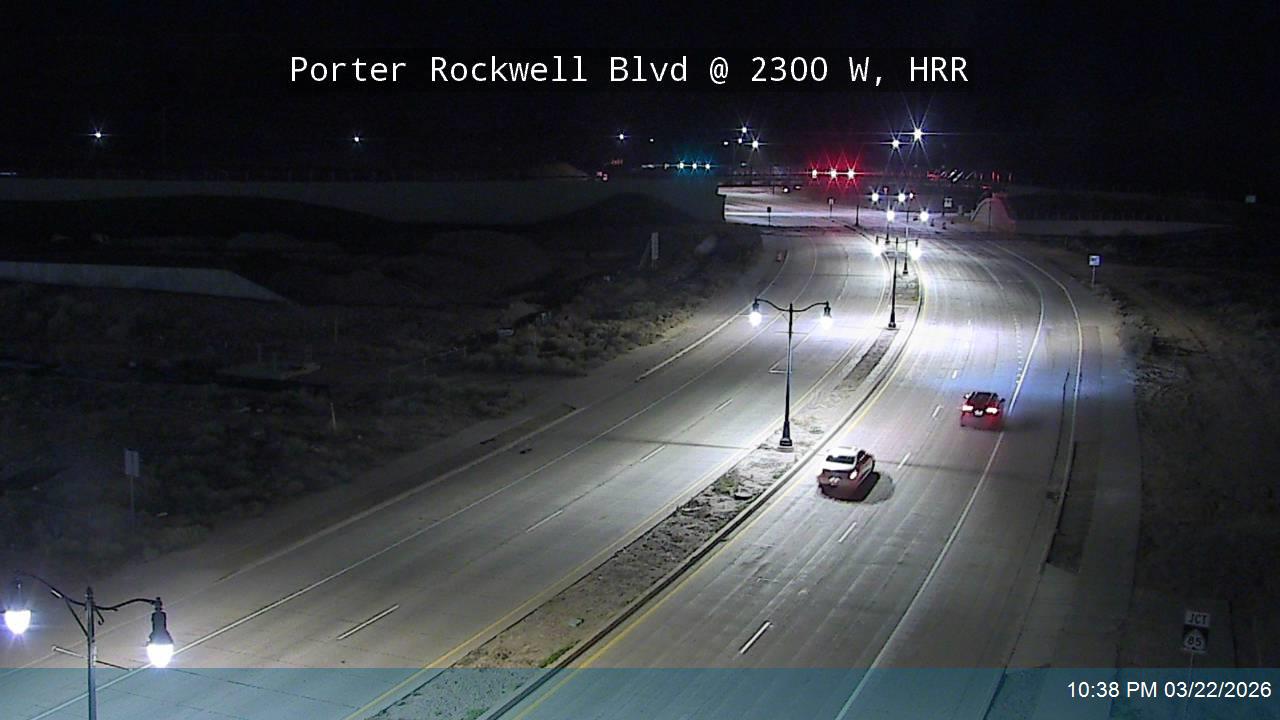 Porter Rockwell Blvd @ 2300 W, HRR live webcam