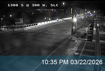 1300 S @ 300 W, SLC live webcam