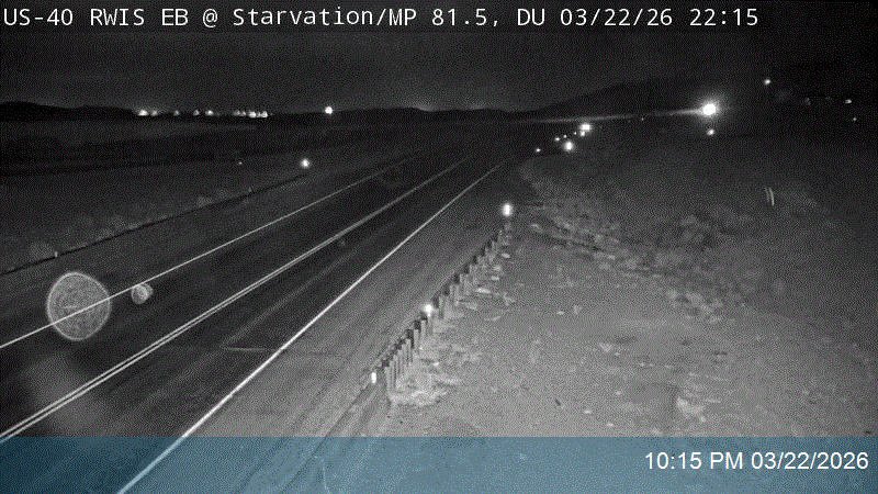 US-40 RWIS EB @ Starvation Reservoir / MP 81.5, DU live webcam