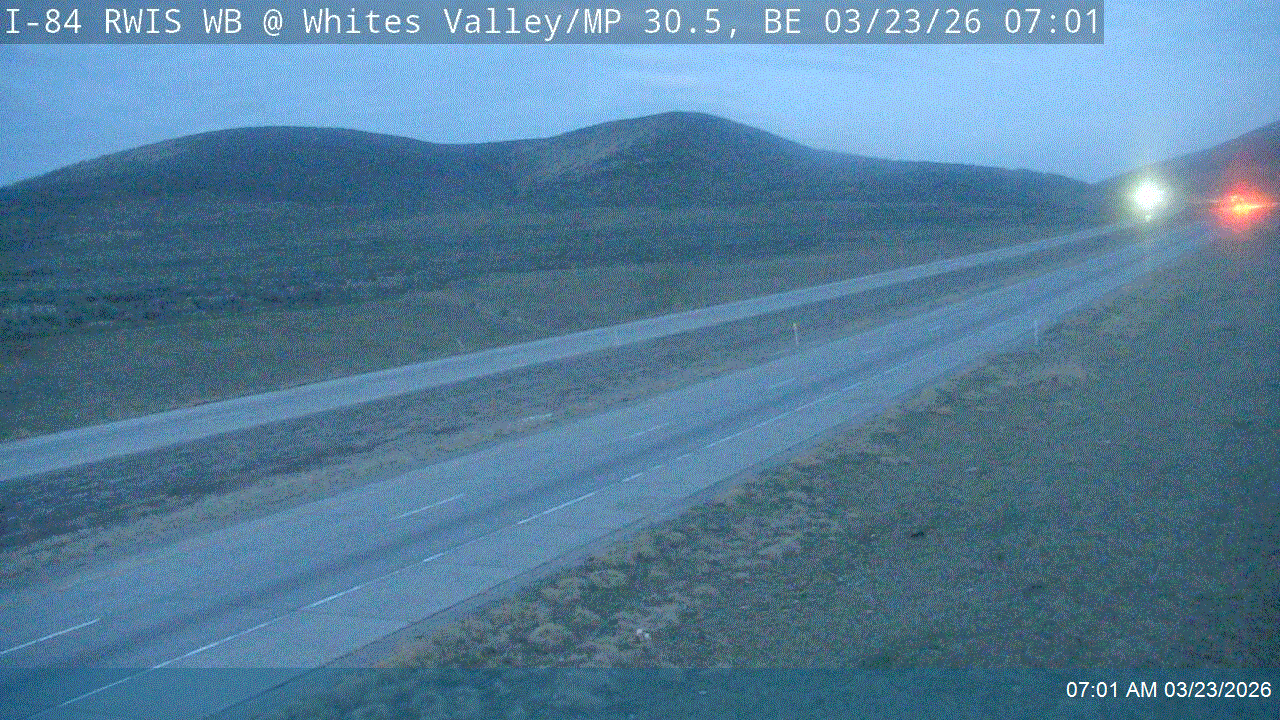 I-84 RWIS WB @ Whites Valley / MP 30.45, BE live webcam