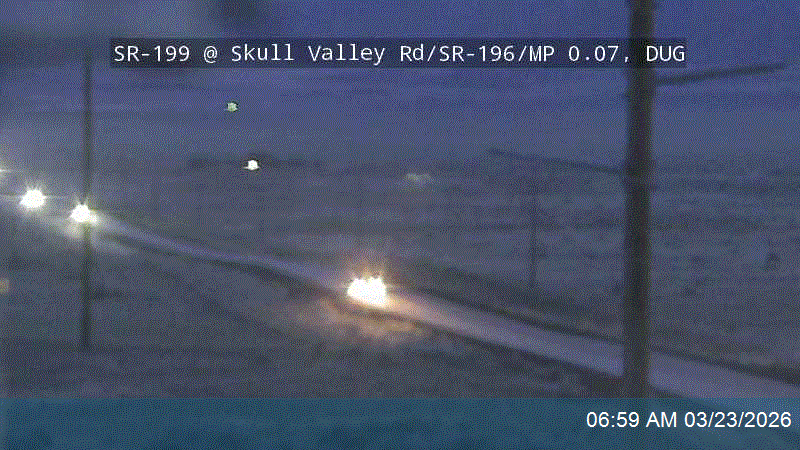 SR-199 @ Skull Valley Rd / SR-196 / MP 0.07, DUG live webcam