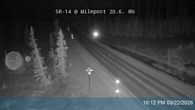 SR-14 @ Milepost 20.6, RN live webcam