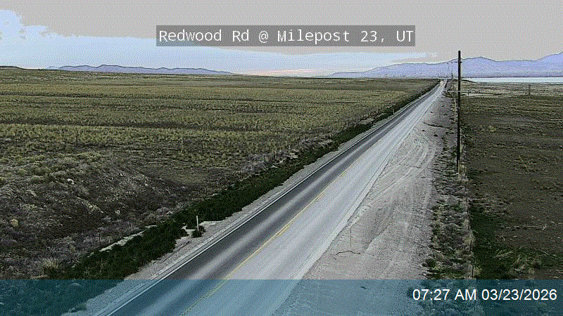 Redwood Rd / SR-68 @ Milepost 23, UT live webcam