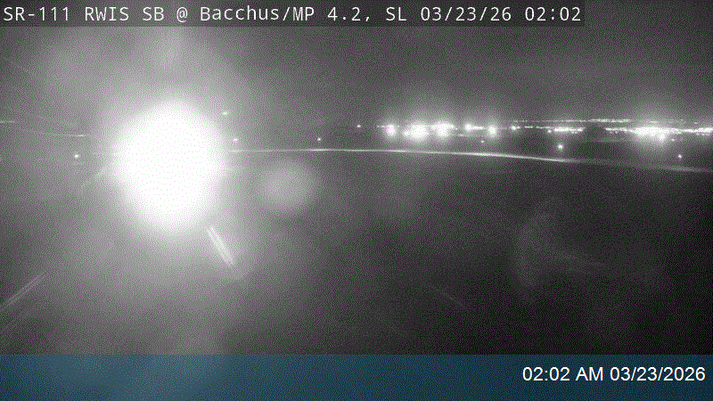 Bacchus Hwy / SR-111 RWIS SB @ 6400 S / MP 4.15, WVC live webcam