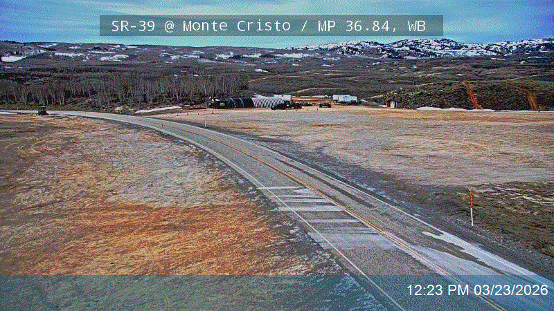 SR-39 @ Monte Cristo / MP 36.84, WB live webcam