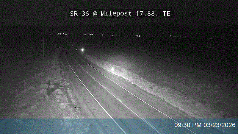 SR-36 @ Milepost 17.88, TE live webcam