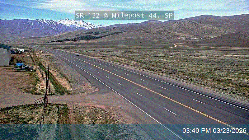 SR-132 @ Milepost 44, SP live webcam