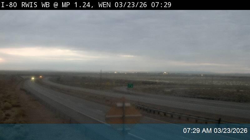 I-80 RWIS WB @ Milepost 1.24, WEN live webcam