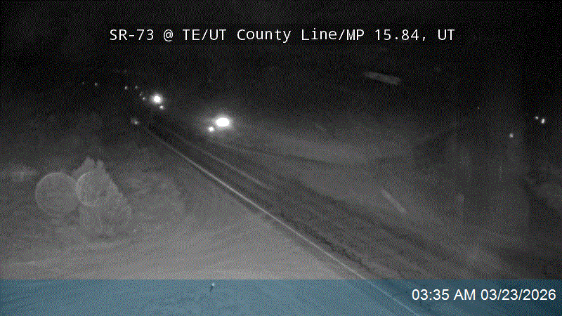 SR-73 @ TE/UT County Line / MP 15.84, UT live webcam