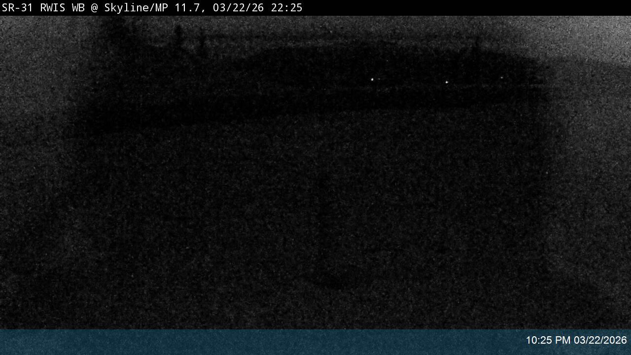 SR-31 RWIS WB @ Skyline Dr / MP 11.79, SP live webcam
