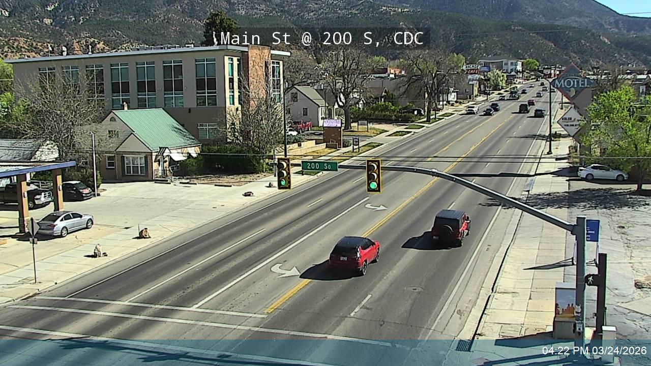 Main St / SR-130 @ 200 S / SR-289, CDC live webcam