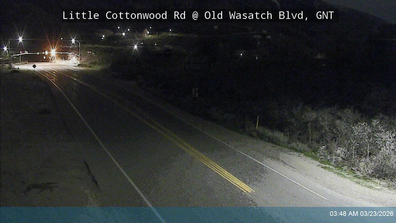 Little Cottonwood Rd / 3335 E / SR-209 @ Old Wasatch Blvd / 9710 S, GNT live webcam
