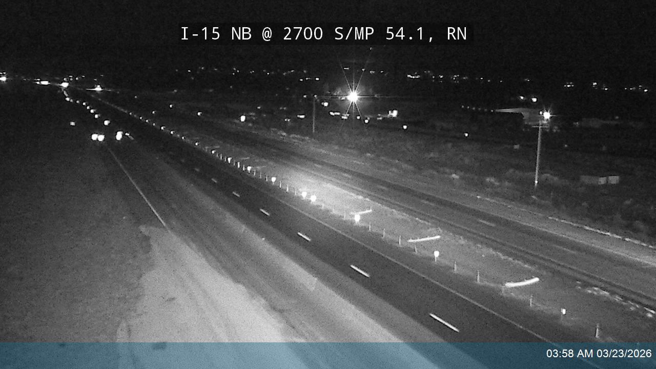 I-15 NB @ Cedar City / MP 54.1, RN live webcam