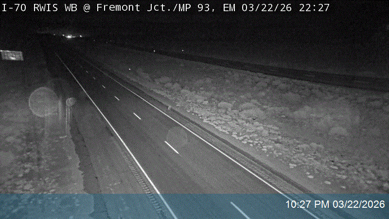 I-70 RWIS WB @ Fremont Jct / MP 93, SE live webcam