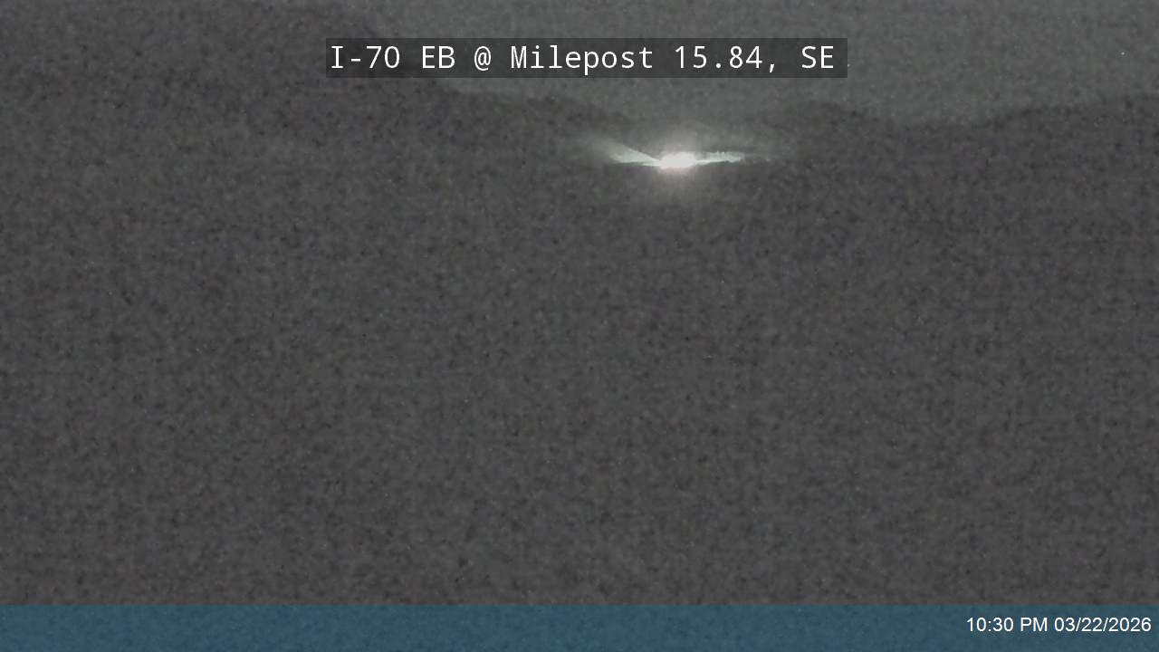 I-70 EB @ Milepost 15.84, SE live webcam